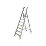 Matis�re - escabeau 9 marches grande plateforme - hauteur max. de travail 3. 90m - 9309