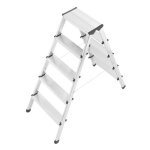 Hailo - escabeau en alu 2x5 haut. travail 310cm charge max. 150kg d60 Hailo - escabeau en alu 2x5 haut. travail 310cm charge max. 150kg d60