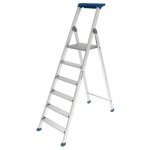 [jamais utilise] escabeau aluminium 6 marches tubesca maxibat hauteur d'acc�s 3. 36m - 02375106