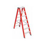 Matisère - escabeau isolant 7 marches basse tension à double montée - hauteur escabeau 1. 75m - scav015 ... Matisère - escabeau isolant 7 marches basse tension à double montée - hauteur escabeau 1. 75m - scav015 ...