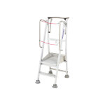 Tubesca comabi - escabeau de rayonnage 2 marches - hauteur de travail maximale 2. 50m - 2273102 / alu ...