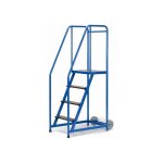 Escabeau 4 marches pour rayonnage - hauteur de travail max. 3. 02m - eslg04