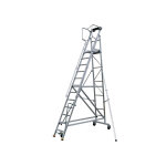 Centaure - escabeau roulant 10 marches - hauteur max. de travail 4. 54m - erm - 10