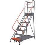 Escabeau roulant 10 marches - hauteur max. de travail 4. 56m - rlc3510 - nm