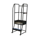 Fimm - escabeau roulant troit charge 150 kg 2 marches ht plateforme 510 mm