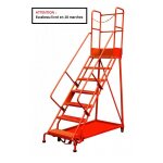 Stockman - escabeau de scurit immobilisation automatique 10 marches - rlc3510