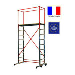 Escalux - echafaudage aluminium c: 150 kg haut. travail 4, 7 m