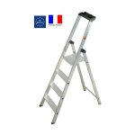 Escalux - escabeau aluminium 4 marches haut. travail 2, 82 m - escanorm