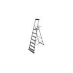 Escalux - escabeau 7 marches jardimixte en aluminium hauteur d'accès 3, 42m pour travaux dans le jardin ... Escalux - escabeau 7 marches jardimixte en aluminium hauteur d'accès 3, 42m pour travaux dans le jardin ...