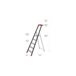 Escalux - escabeau en aluminium professionnel 5 marches haut. travail 3, 02 m - prolux plus Escalux - escabeau en aluminium professionnel 5 marches haut. travail 3, 02 m - prolux plus