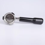 Espresso bottomless porte - filtre 51mm compatible avec delonghi dedica machine � caf� smeg, acier inoxydable, ...