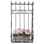Esschert design - porte plantes mural - l 50 x l 25, 6 x h 91, 4 cm - noir - livraison gratuite Esschert design - porte plantes mural - l 50 x l 25, 6 x h 91, 4 cm - noir - livraison gratuite