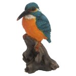 Esschert design - statuette de martin pcheur - l 6, 7 x p 9, 1 x h 13, 8 cm - polyrsine - livraison ...