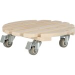 Esschert design - support � roulettes pour plantes lourdes