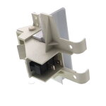 Essentiel b, serrure lave - vaisselle porte avec poignee blanche