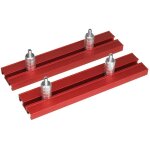 �tabli en alliage d'aluminium planing stop board woodworking baffle limit block 19. 8mm