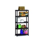 Abm - etagere 5 tablettes resine ref 9980bk