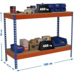 Etagre basse banc de travail simonwork basic 2 901845 - 2 bleu / orange / bois - 900x1800x450 400kg ...