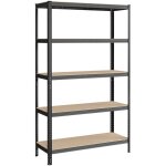 �tag�re charge lourde � 5 niveaux meuble de rangement en acier montage sans outil �tag�re de garage pour ...