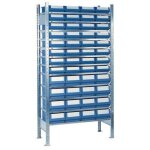 Rayonnage embotable h2000xl1. 000xp500mm rayonnage annexe 12 tablettes acier 32 x 8, 16 x 9 - 9000453778 ...