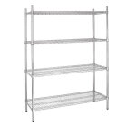 �tag�re en kit - 4 niveaux - profondeur 610 mm - vogue