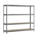 Altona - modulo storage etagère rack charge lourde - 4 plateaux - 220 x 40 cm Altona - modulo storage etagère rack charge lourde - 4 plateaux - 220 x 40 cm