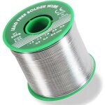 �tain de soudure 0, 8 mm, �tain sans plomb avec noyau de colophane, fil a souder avec flux 500 g fil ...