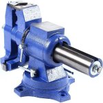 Etau d'�tabli 100 / 150 mm, orientable sur 360�, professionnel, multifonctionnel, parall�le, mors en ...
