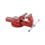 Etau parall�le, enclume de grande taille, avec mors serre - tubes soud�s, larg. : des mors : 120 mm, ...