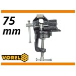 Etau de table pivotant 75mm 36018 vorel