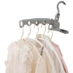 �tendoir � linge t�lescopique pliable, gain de place cintre t�lescopique avec 5 crochets auxiliaires ...