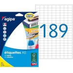 �tiquettes adresses 9 x 13 mm agipa 114008 - bo�te de 3024 - lot de 5