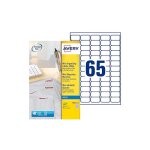 Etiquettes adresses jet d'encre 38, 1 x 21, 2 mm avery j8551 - 25 - transparentes - pochette de 1625