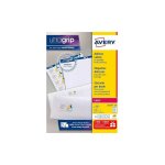 Avery - etiquettes adresses laser 63, 5 x 33, 9 mm l7159 - 100 - bote de 2400