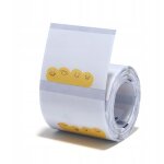 �tiquettes autocollantes niimbot 41 x 31 mm rondes transparentes, 220 pi�ces pour b21 / b3s / b1