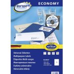Etiquette universelles europe 100 ela027 210 x 297 mm papier blanc 100 pc(s) fixation permanente