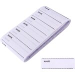 Etiquettes pour v�tements, 200pcs etiquettes thermocollantes sur tissu pour la couture de v�tements personnali ...