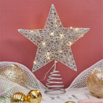 [jamais utilis�] �toile de no�l lumineuse, �toile de no�l lumineuse, d�coration de sapin de no�l, d�corations ...