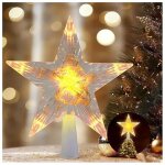 �toile de no�l lumineuse led - cime de sapin - plastique abs - �clairage doux - transparent