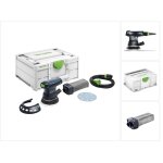 Ets 125 req - plus ponceuse excentrique 125mm, 2mm 250w + coffret systainer + accessoires ( 574636 ) ...