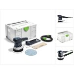 Ets 150 / 5 eq - plus ponceuse excentrique 310 w - 150 mm + systainer ( 575056 ) - festool