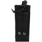 �tui ceinture radio militaire ext�rieur robuste en tissu oxford, poche de chargeur, noir