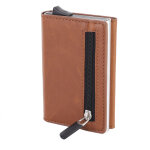 �tui portefeuille rfid anti - piratage imperm�able en alliage d'aluminium automatique pour cartes de ...