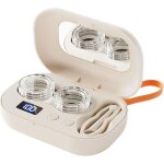 �tui de voyage pour lentilles de contact nettoyeur � ultrasons portable �lectrique pour la maison, organisateu ...