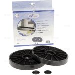 Eurofilter - lot de 2 filtres  charbons pour hotte miele dkf7 - 1 4965503 fks802