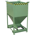 Eurokraft pro, conteneur - silo en forme d'entonnoir, fixe avec