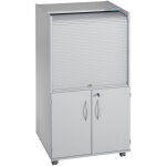 Eurokraftpro - eurokraft pro, armoire mobile pour ordinateur � rideaux en