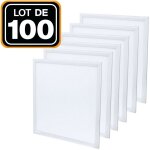 Europalamp - lot de 100 dalles led 40w 60x60 pmma blanc froid 6000k haute luminosit - blanc froid 6000k ...