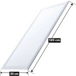 Dalle led 40w 120x30 blanc neutre 4000k