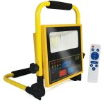 Europalamp ? projecteur solaire portable 50w 6000k ? �clairage led �tanche ip65 ? panneaux solaires 3w ...